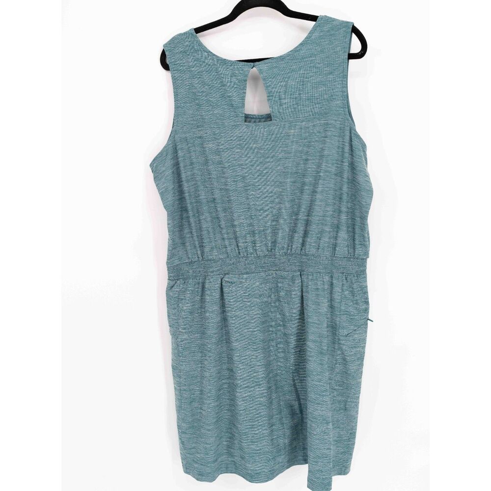 Duluth Womens XXL Athletic Dress Romper With Shorts Heathered Green EUC